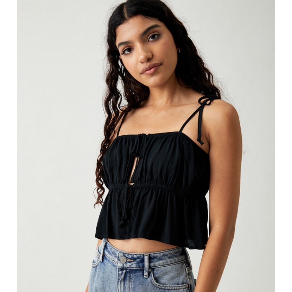 Pacsun Kendall & Kylie Double Tie Top